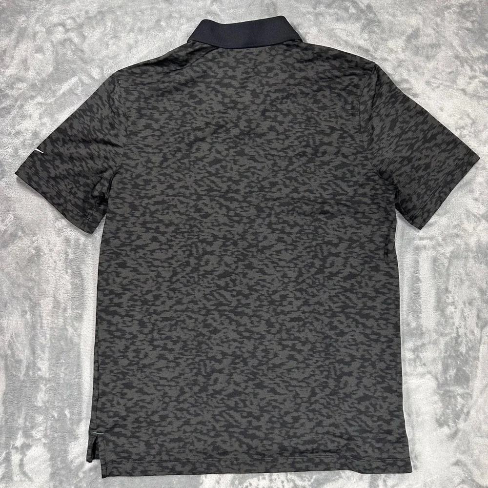 Nike New York Jets Mens Large Polo Shirt Black Gray Camo NKGJ-055Y NFL